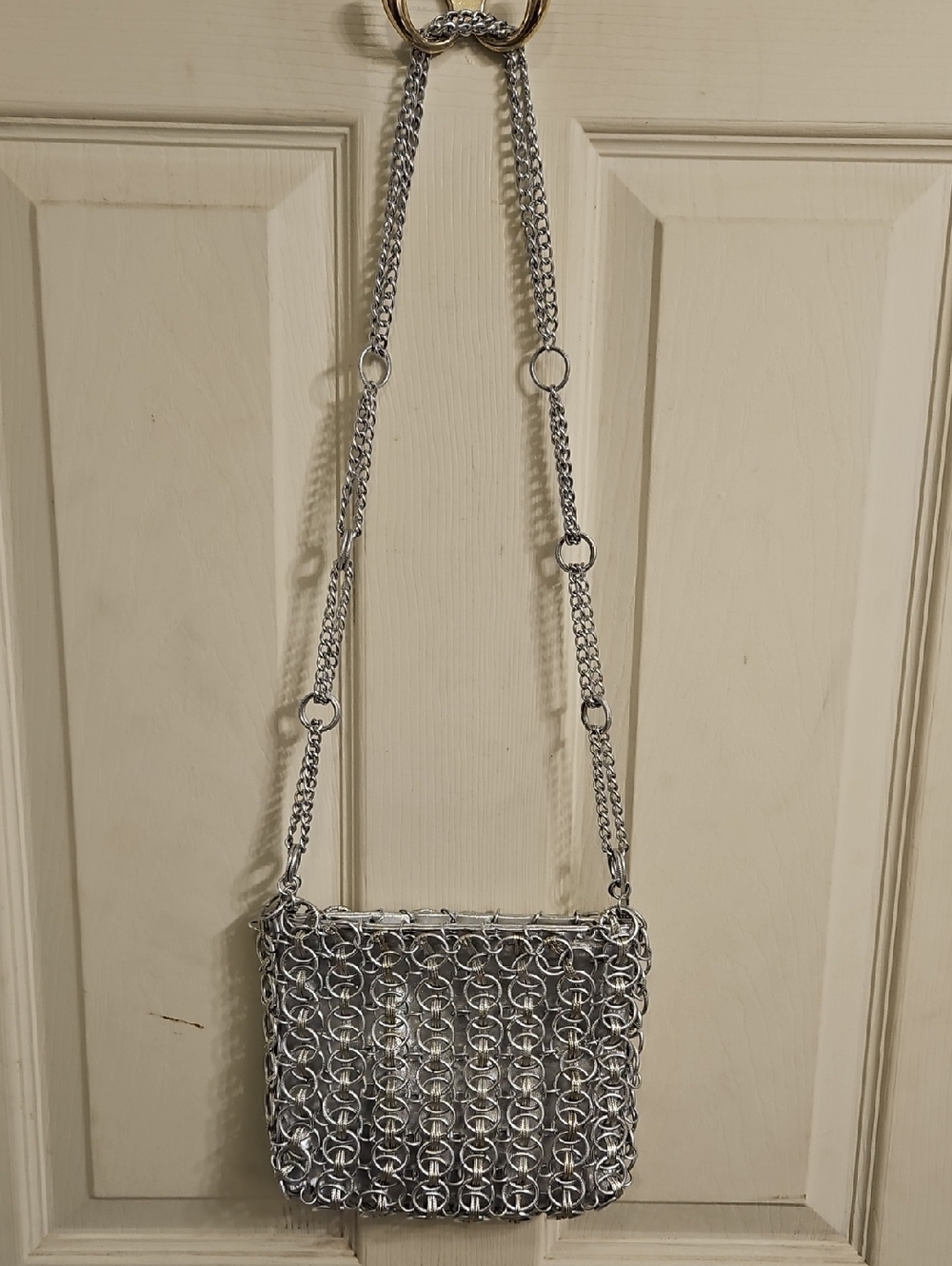 Vintage Metal Chainmail Shoulder Bag